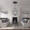 Ekena Millwork Shakuras Ceiling Medallion (For Canopies up to 5 3/4"), 33 7/8"OD x 2"P, Painted Turtle Crackle CM34SHPTC - alternate 4